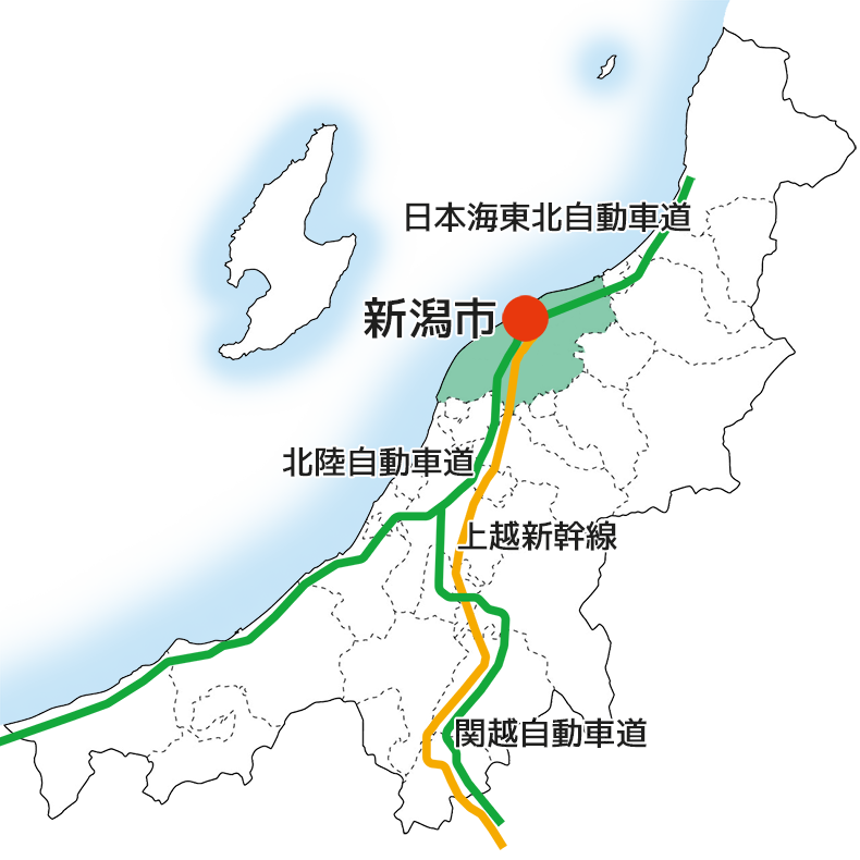 新潟県地図